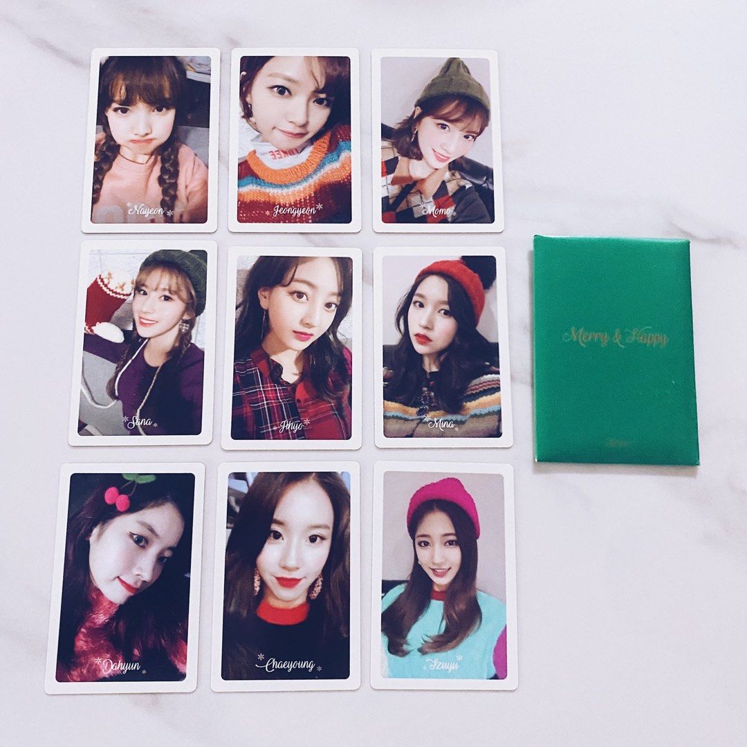 Twice Merry & Happy Photocard, Toys & Collectibles, Fan