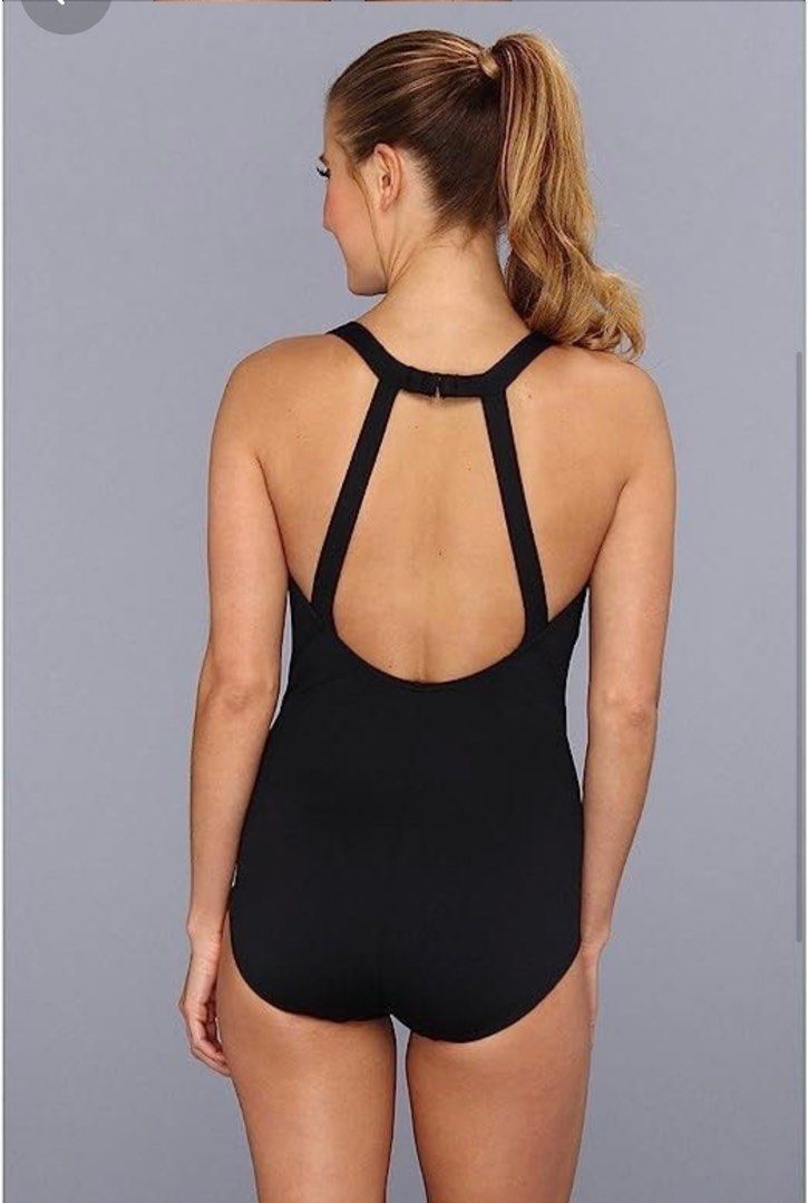 TYR SPORT Women's Solid Halter Controlfit Swimsuit