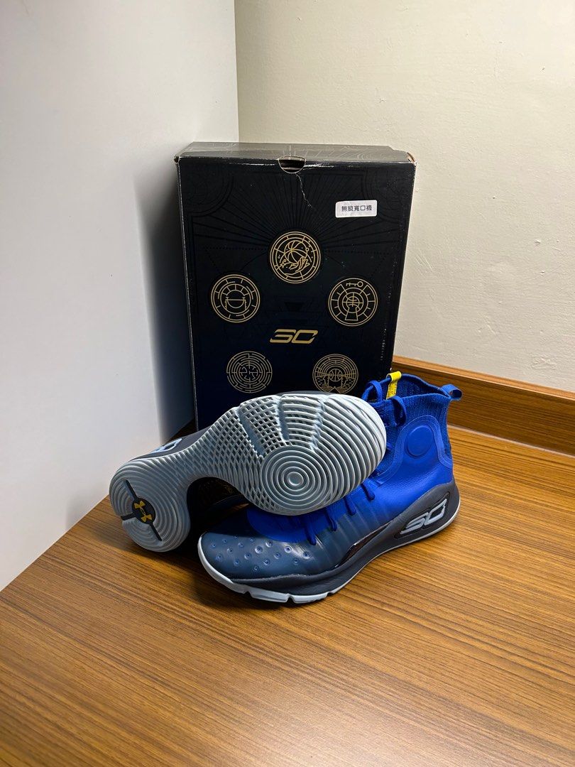 Curry 4 discount blue and black