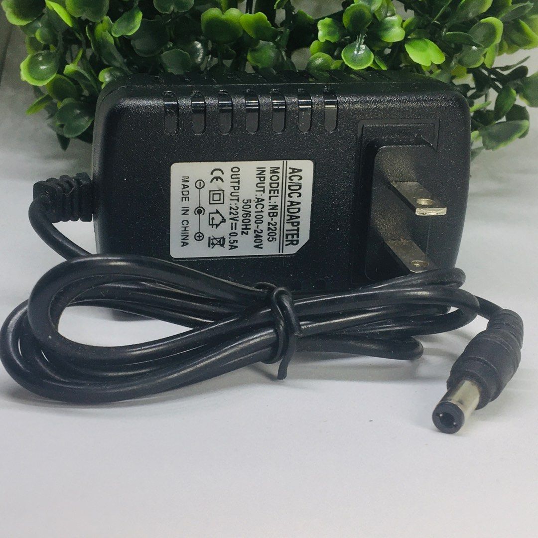 Universal Ac dc adapter 100-240v 22v~0.5a (Category: Electrical, Adaptors & Sockets) located in Las Pinas. Submitted by surfshopship.ph (Listing ID 1269882608, Image 2). Description: Universal Ac dc adapter Input100-240v Output 22v~0.5a Model nb2205 ❗️SURE BUYER ONLY ❗️ 📝For faster transaction make an offer and fill out order form Shipping option ➡️ LALAMOVE (metro manila) ➡️ Shopee checkout (shipping purposes only) ➡️Jnt regular shipping ✔️Paym