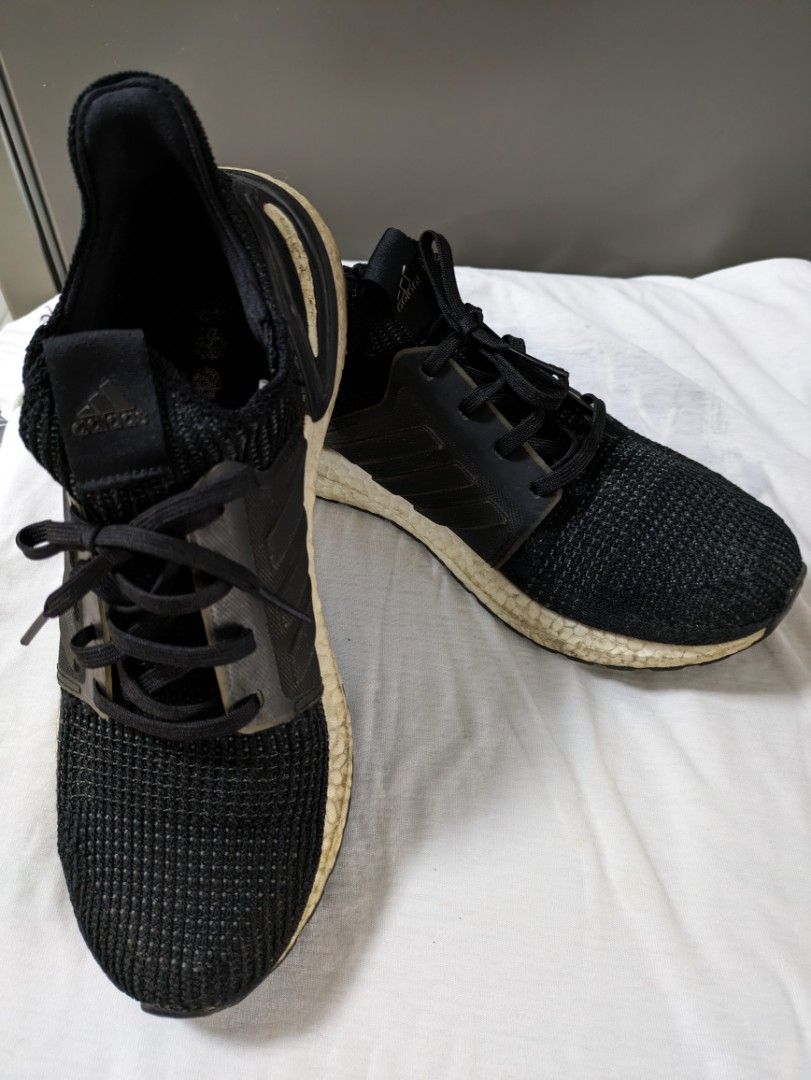 US10 Adidas Ultra boost Black Running Shoes Women s Fashion