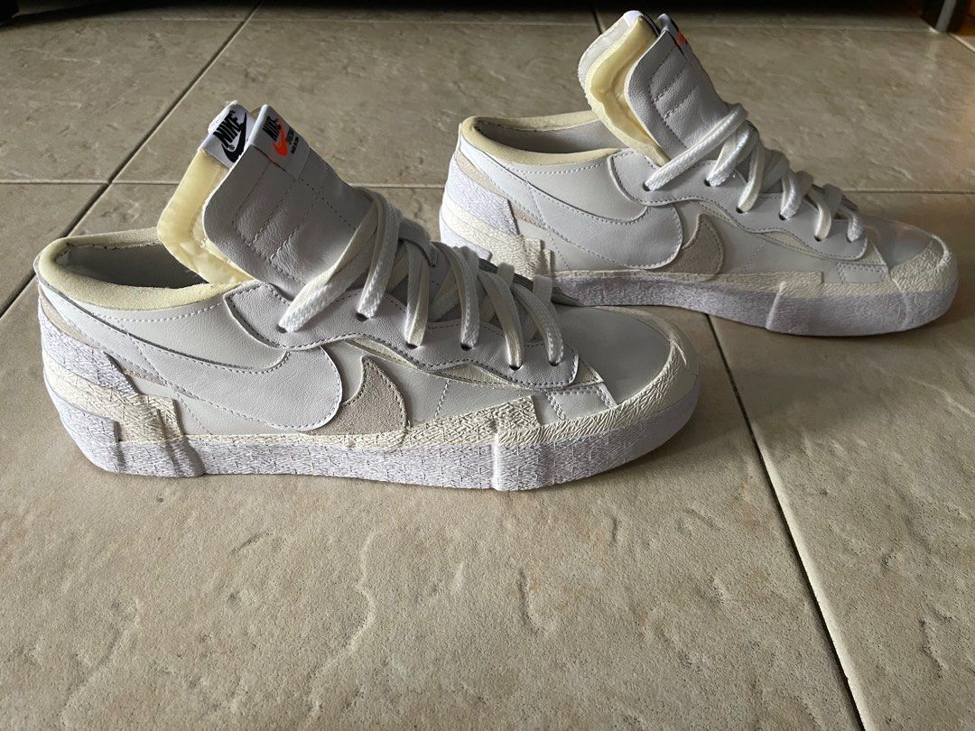 Nike blazer sacai on sale white