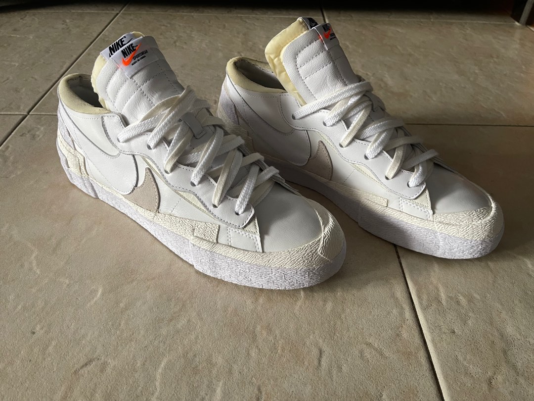 Nike blazer store sacai white