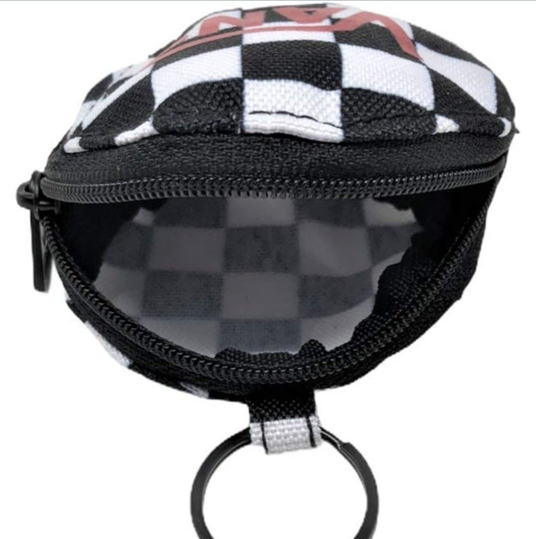 Vans Keychain Coin Purse Black White Checkerboard