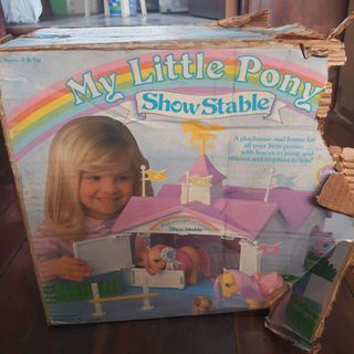 Vintage 80s My Little Pony stable house accessories 1980s rare