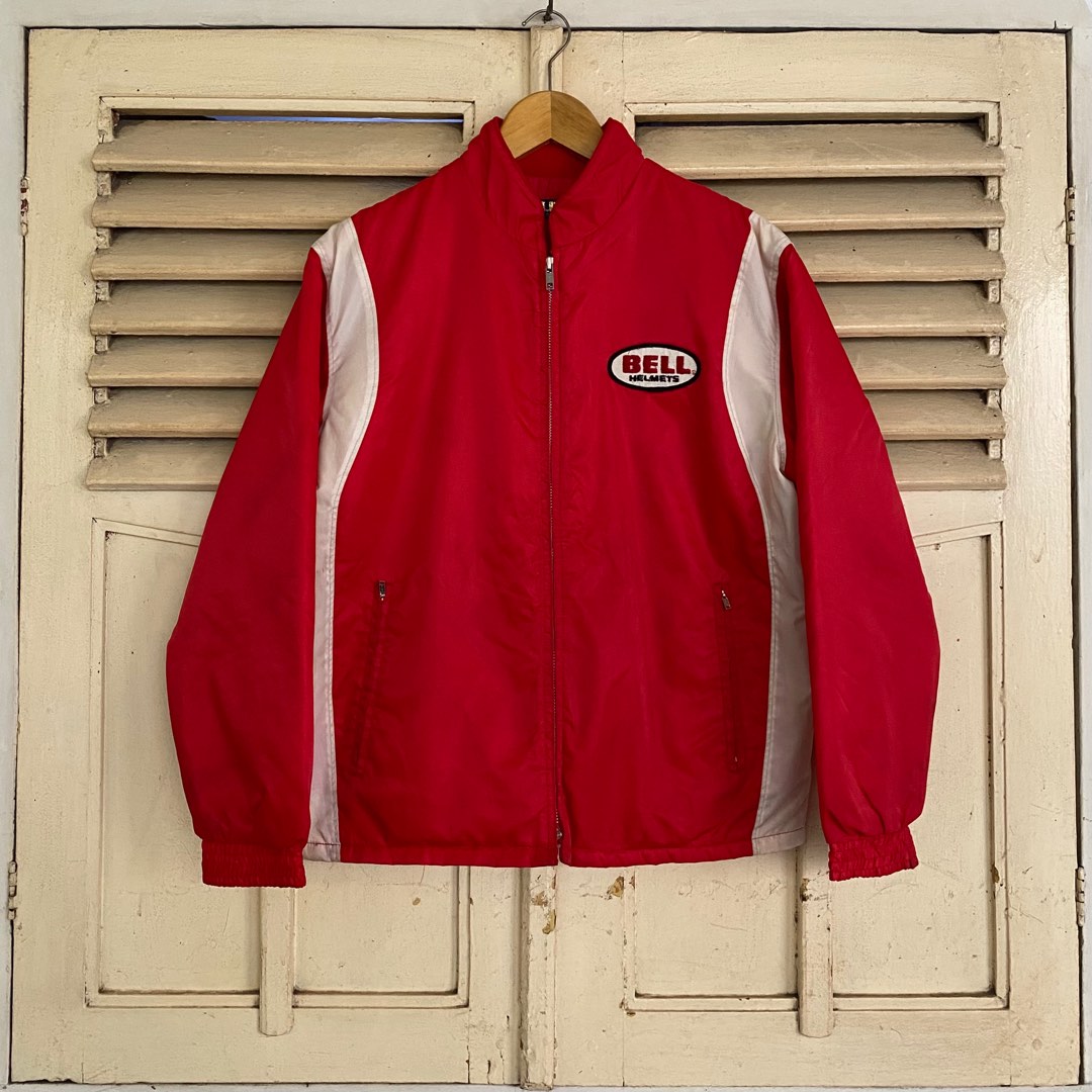 Vintage Bell Helmets Jacket, Fesyen Pria, Pakaian , Lainnya di Carousell