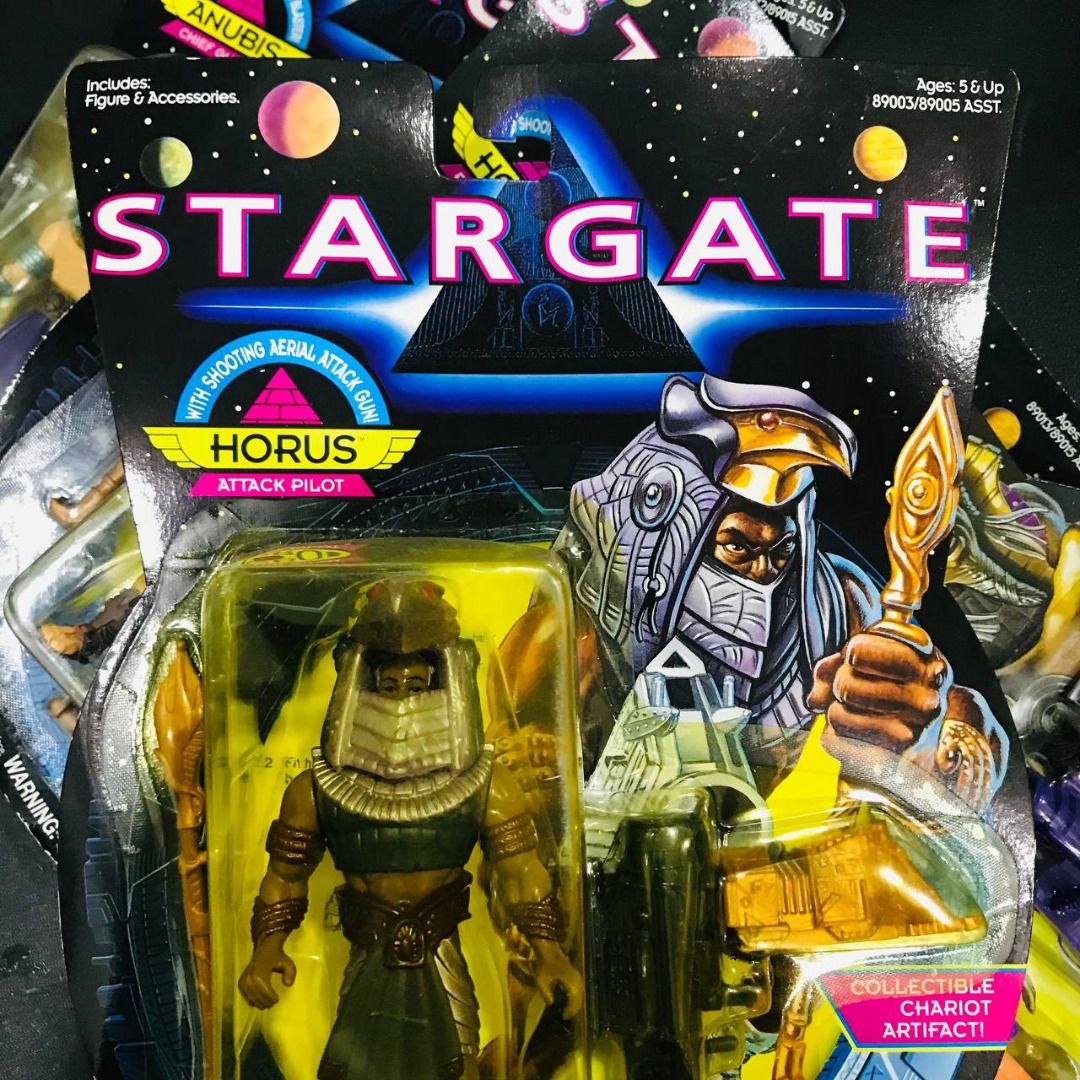 VINTAGE HASBRO TOY 1994 STARGATE ACTION FIGURE - SET OF 8 - SUPER RARE ...