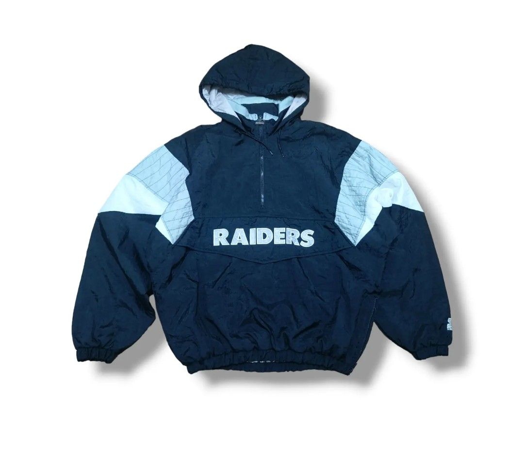 Raiders starter jacket pullover sales
