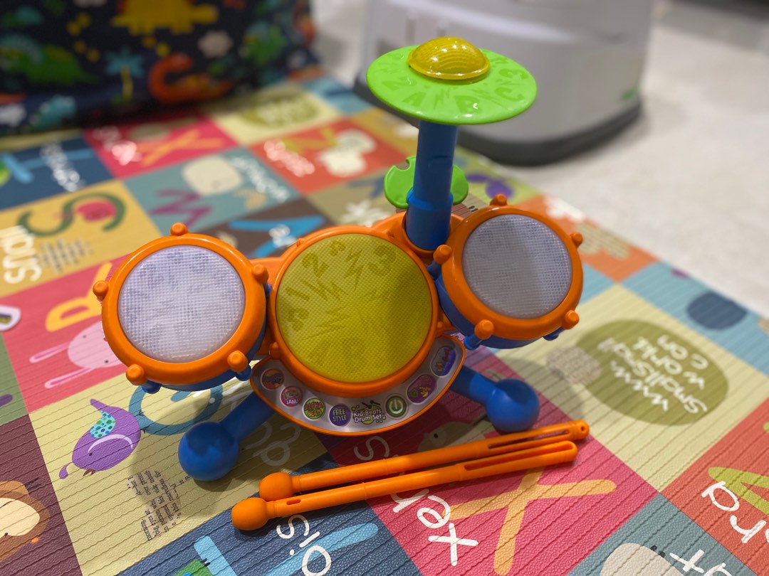 Vtech Kidibeats Drum set, Hobbies & Toys, Toys & Games on Carousell