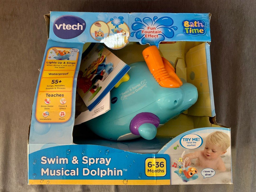 Vtech Swim and Spray Musical Dolphin Babies Kids Infant