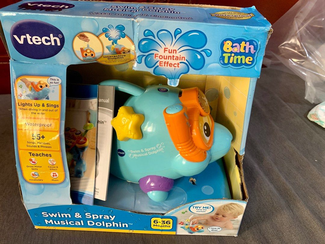 Vtech Swim and Spray Musical Dolphin Babies Kids Infant