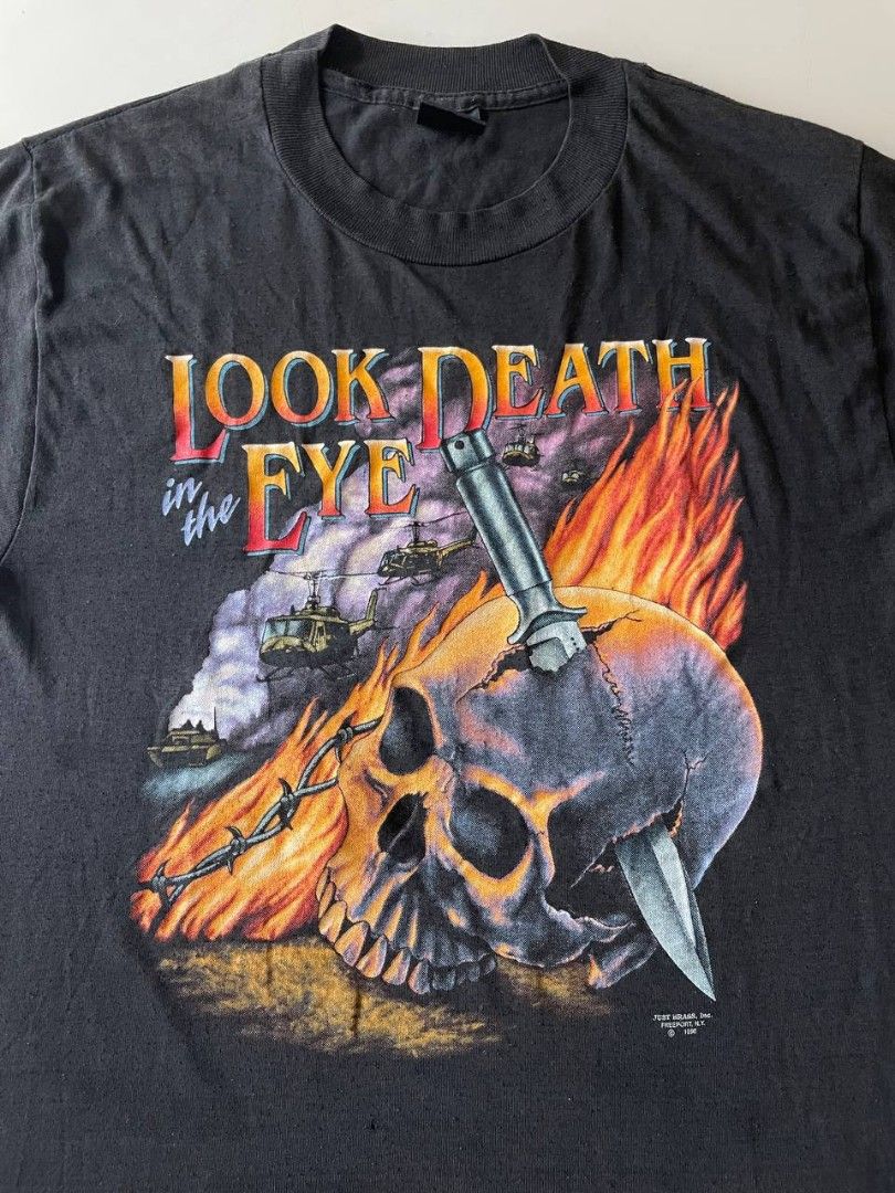 Vintage Just Brass 3D,Kill Em All Shirt, Men's Fashion, Tops & Sets, Tshirts  & Polo Shirts on Carousell