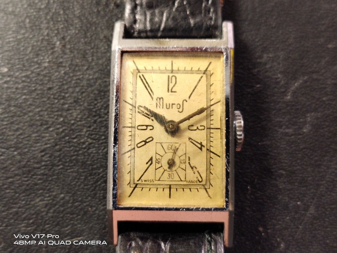 Vtg Muros Mechanical Hand Winding Watch