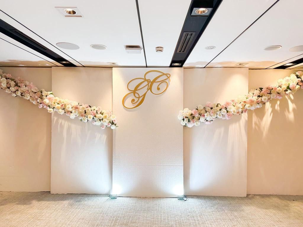 Wedding backdrop pleated wall panel stage backdrop decor customised ...