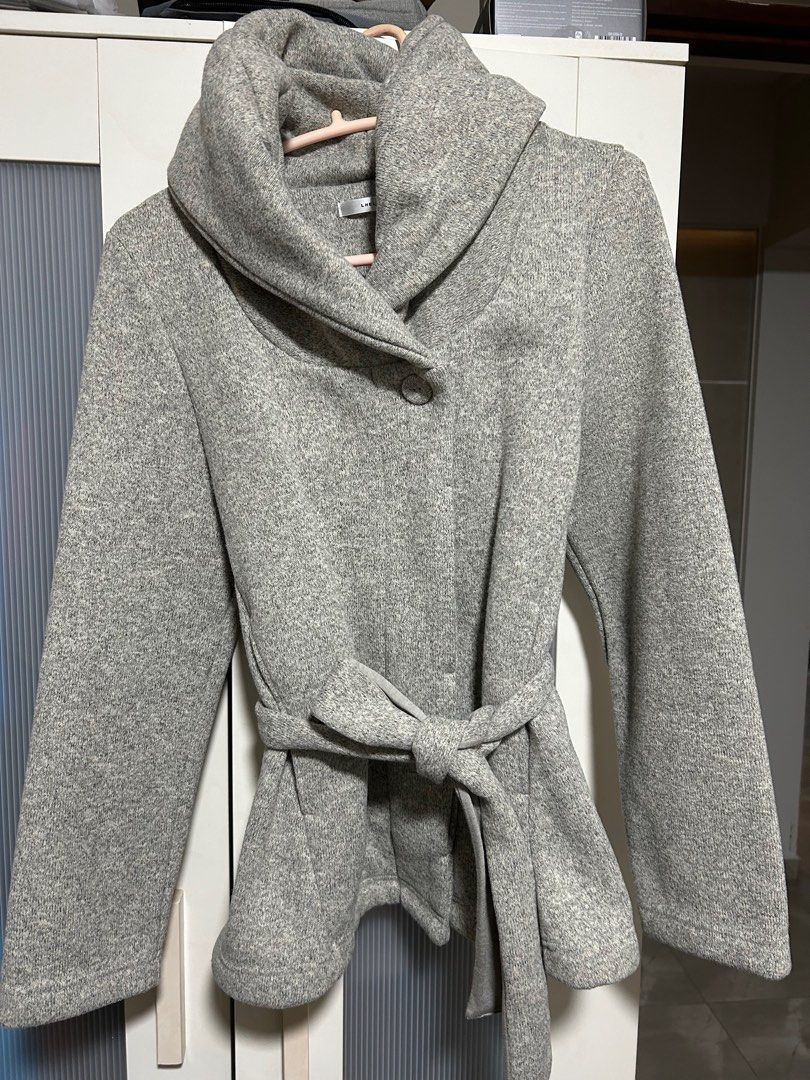 Winter jacket (Category: Coats, Jackets and Outerwear) located in Singapore. Submitted by shinkle (Listing ID 1269739711, Image 1). Description: Thick sweater jacket Bought in Japan Worn once only. PTP 45cm Length 65cm Measurements as shown. .