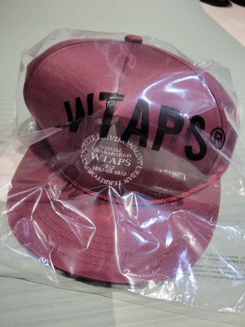 WTAPS MILITIA / CAP / CTPL. TWILL INGREDIENTS BURGUNDY, 男裝, 手錶