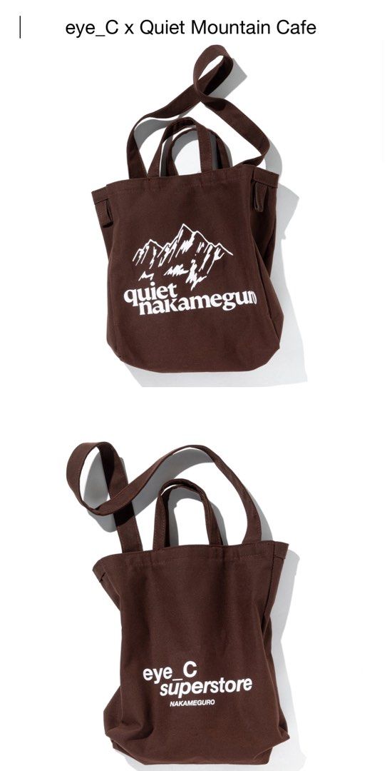 WTS eye_C x Quiet Mountain Cafe Tote Bag / eye_C x ROTOTO Triple