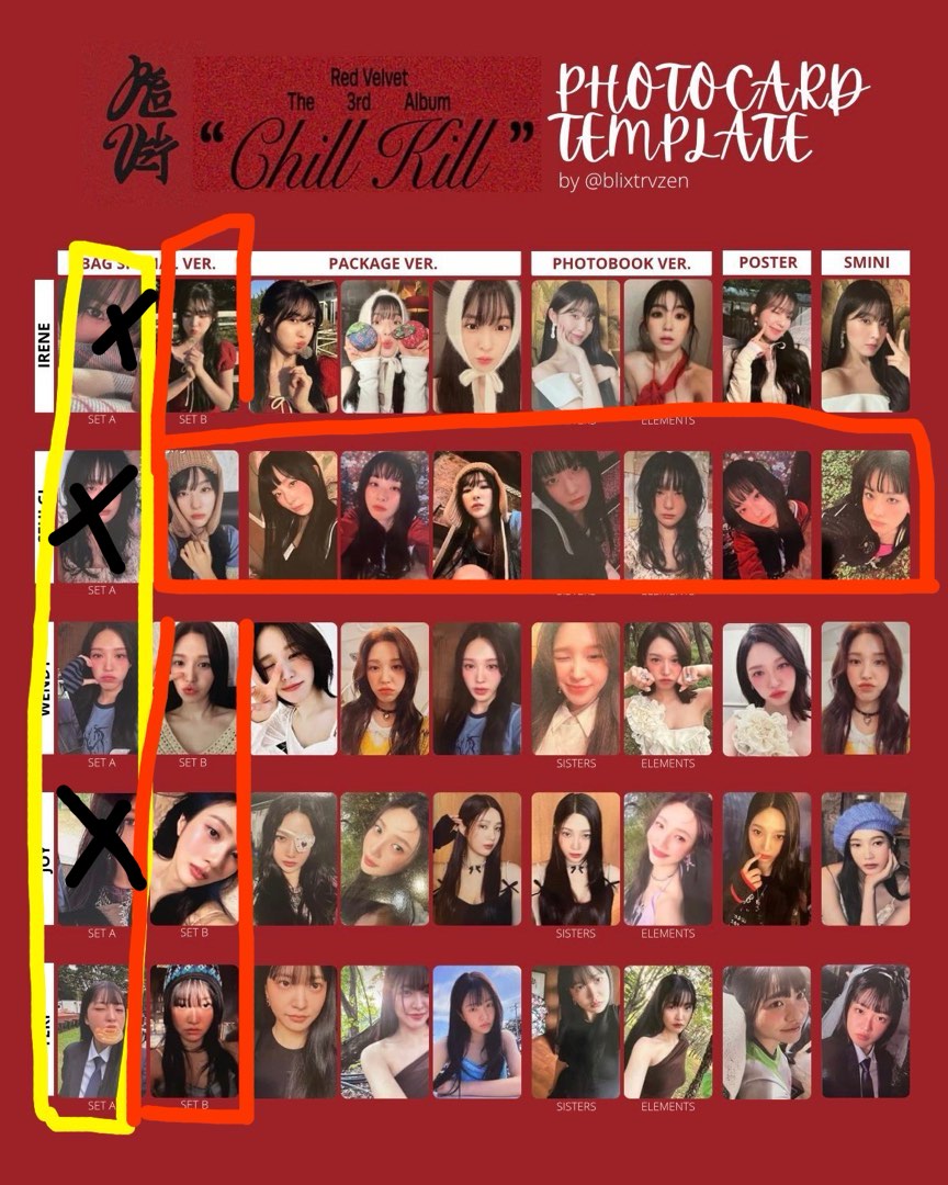 セールクーポン Red Velvet Chill Kill weverse トレカ - タレントグッズ