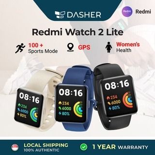 Xiaomi Redmi Watch 2 Lite Health Monitoring Water Resistance 100