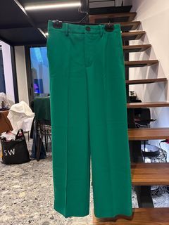 Zara bright green pants