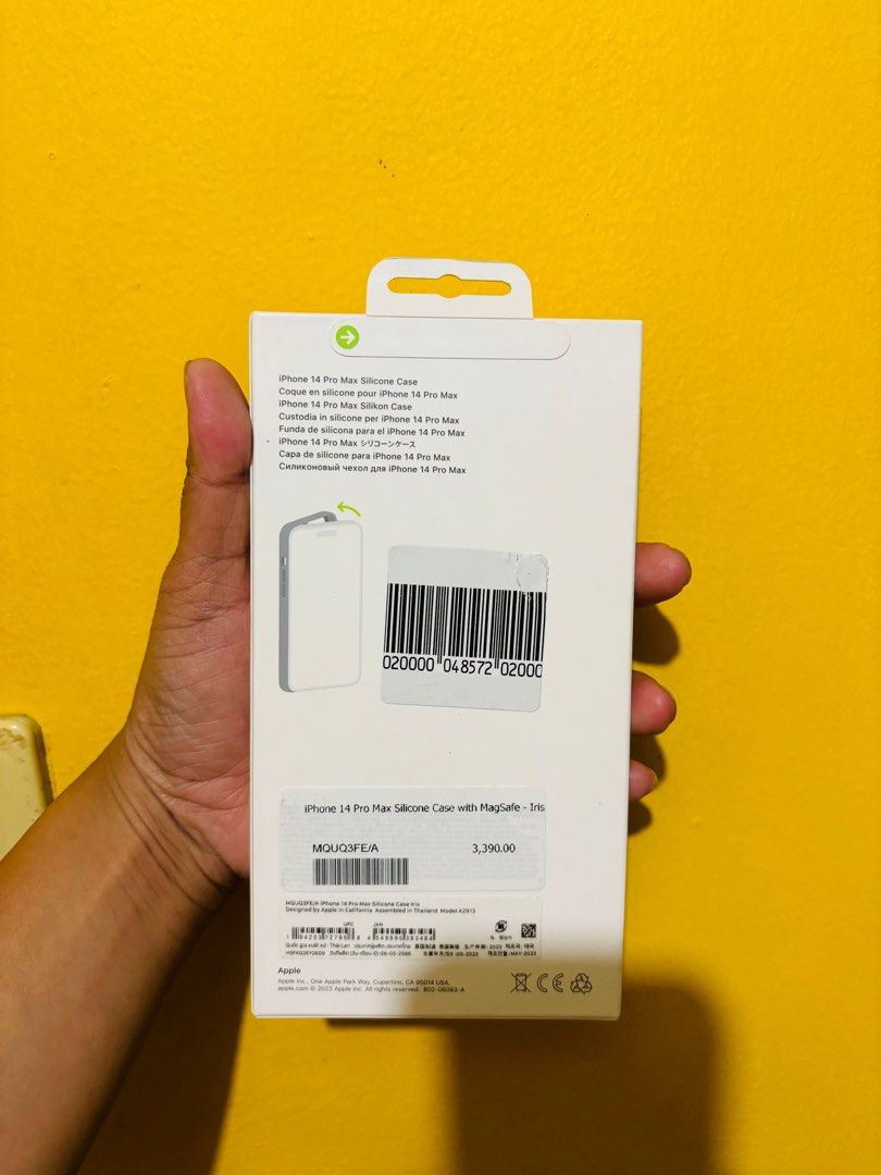 Capa de silicone com MagSafe para iPhone 14 Pro Max – Íris - Apple
