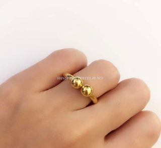 18k Saudi Gold Charriol Ring Size 3.5