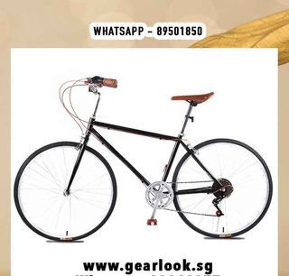 26 inch with 7 Speed Vintage Bicycle City bike   hybrid bike  mtb  rack children adult lady men fixie lightweight child baby seat food delivery  thermal bag  bicycle WA 88918377