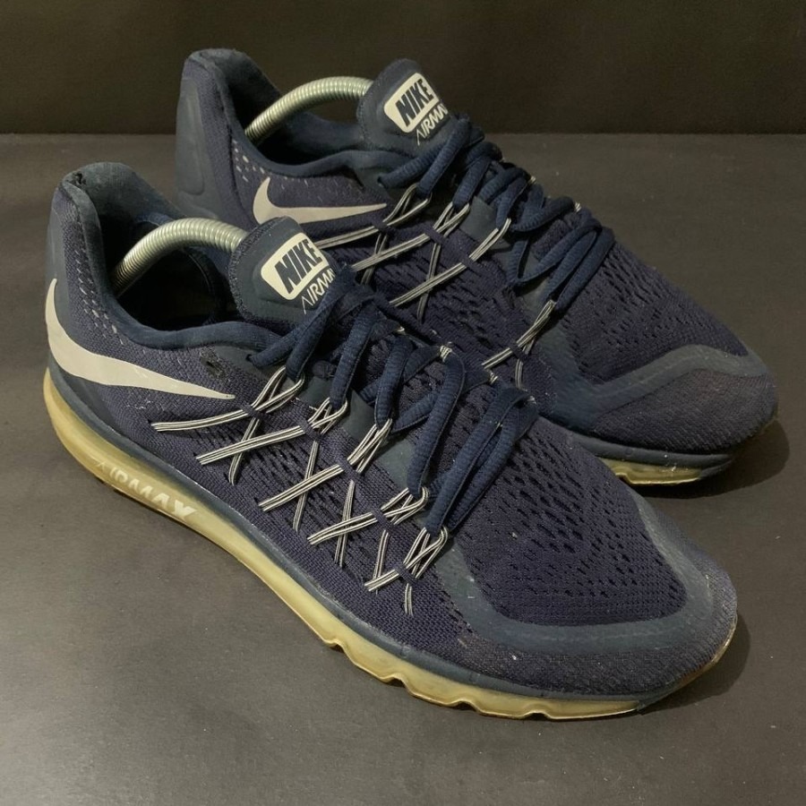 44 NIKE AIR MAX 2015 OBSIDIAN WOLD GREY BLACK SEPATU NIKE A1 224 hKoup3vO7C