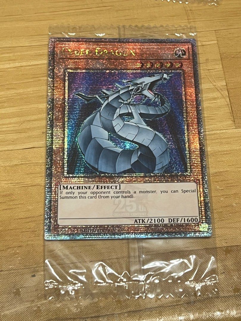遊戲王25週年金鑽電子龍歐洲英文版金碎Yu-gi-oh Cyber Dragon, 興趣及遊戲, 玩具& 遊戲類- Carousell
