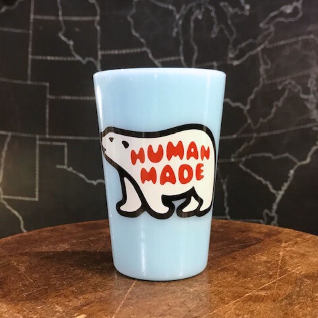 現貨正版🇯🇵 日本製Human Made Polar Bear Tumbler 北極熊杯玻璃杯