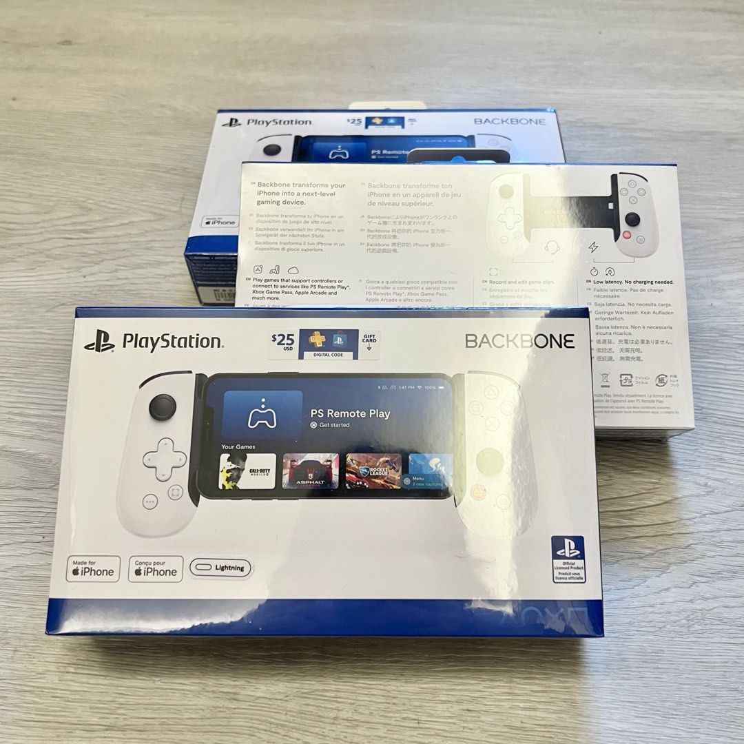 Backbone One (Lightning) - PlayStation Edition Mobile Gaming Controller for  iPhone, $25 Sony PlayStation Credit Included