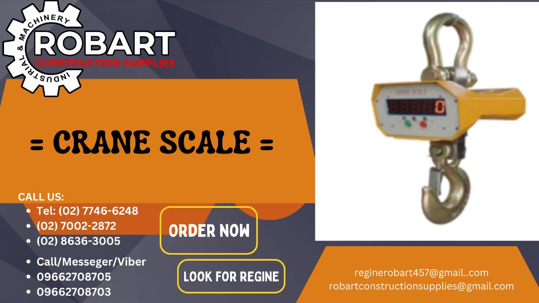 = CRANE SCALE =, Commercial & Industrial, Construction Tools ...