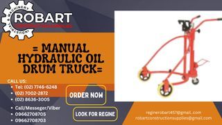 = MANUAL  HYDRAULIC OIL  DRUM TRUCK=