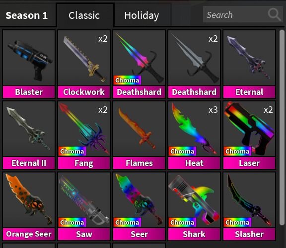 TRADING HALLOWGUN FOR ANY OF THESE OFFER OR REALLY GOOD OFFERS! :  r/MurderMystery2