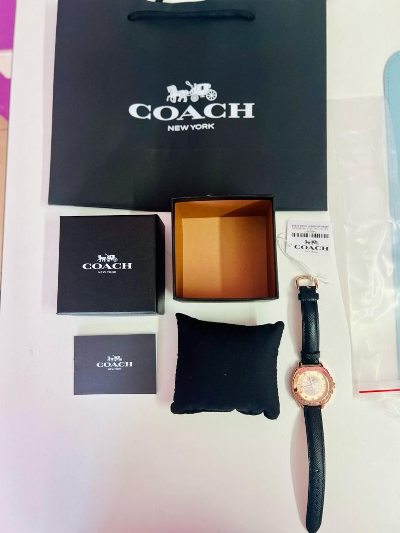 YEAR END SALE Coach Delancey Leather Dial 14503188 Rose