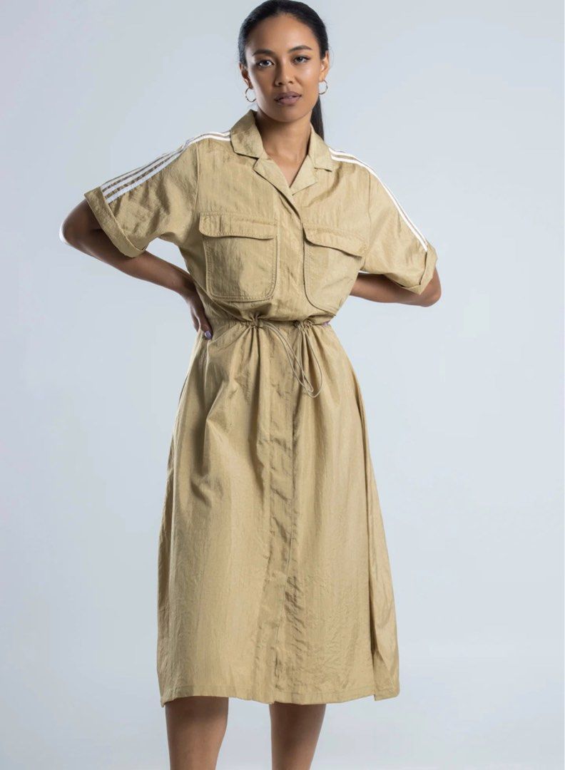 Adidas Originals Utility Dress Beige, Women's Fashion, Dresses & Sets
