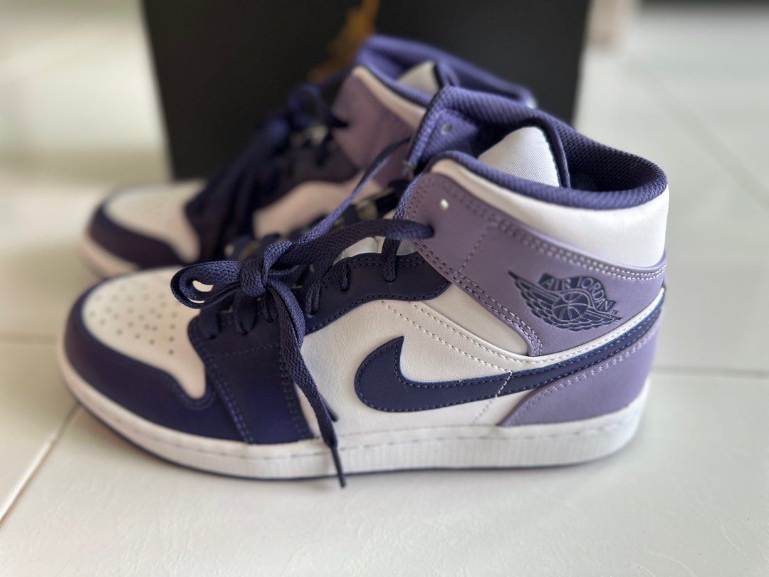 Nike air jordan 1 mid purple shop
