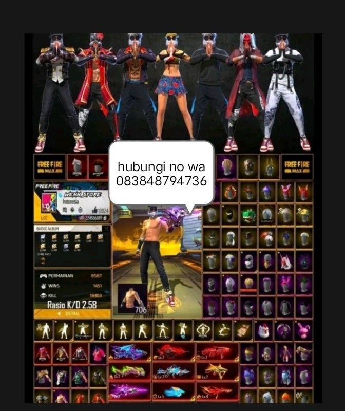 AKUN FREE FIRE SULTAN OLD TERBARU Video Game Game di Carousell AKUN FREE FIRE SULTAN OLD TERBARU Video Game Game di Carousell