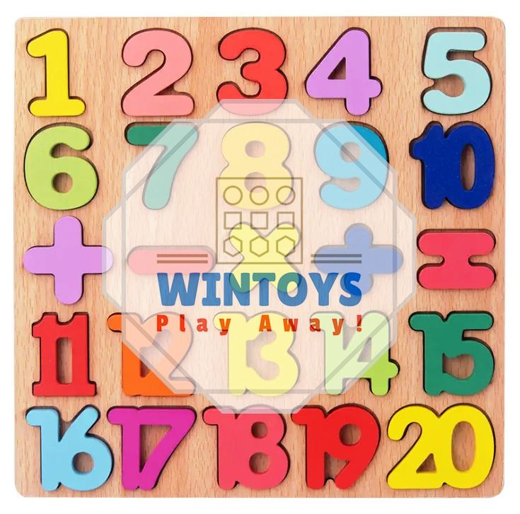 Alphabet Digital Puzzle Wooden Toys Kid Number Letter shape Matching ...