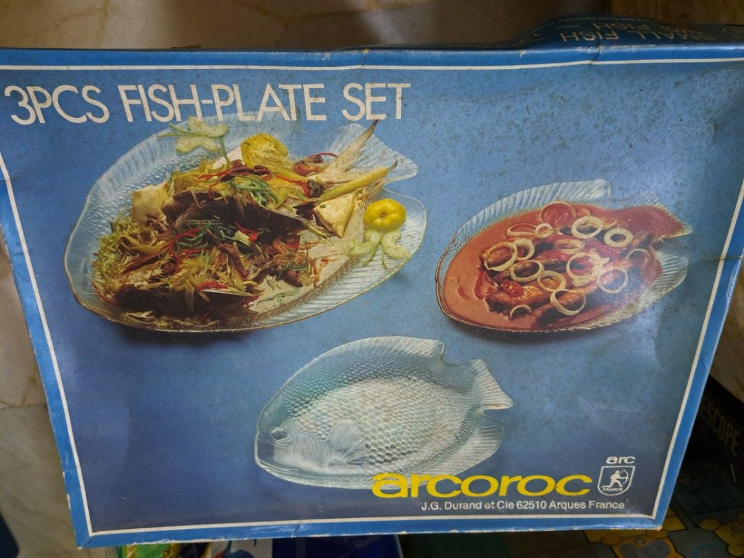 Arcoroc fish plates cheap