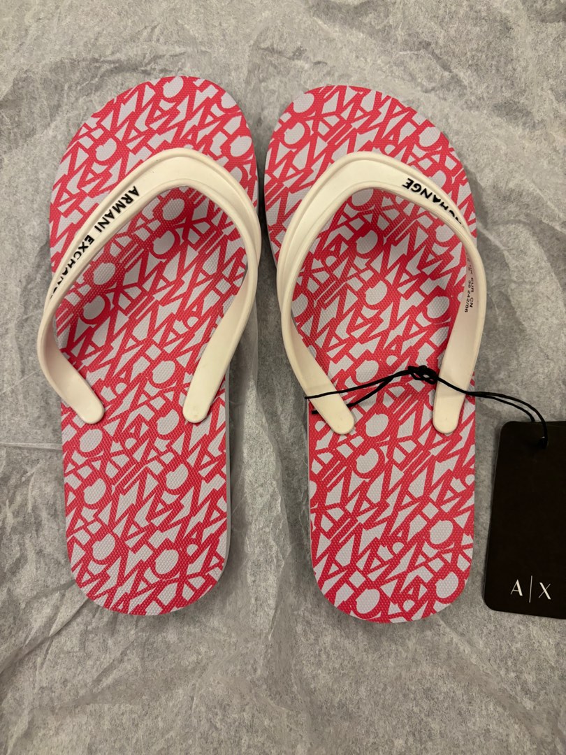 Armani exchange slippers online