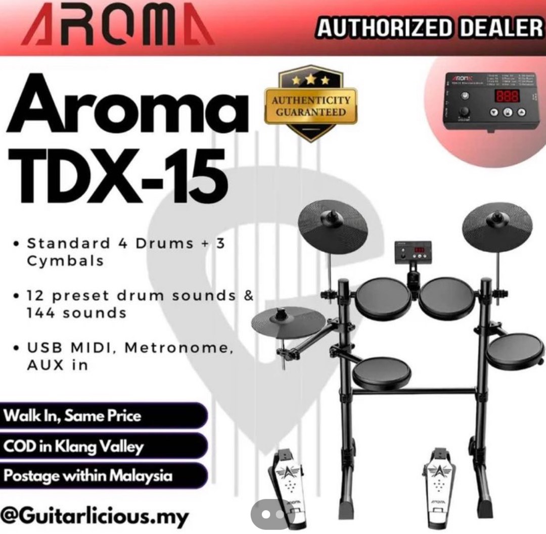AROMA Digital Drum Set TDX15 Drum set digital drum electronic drum set