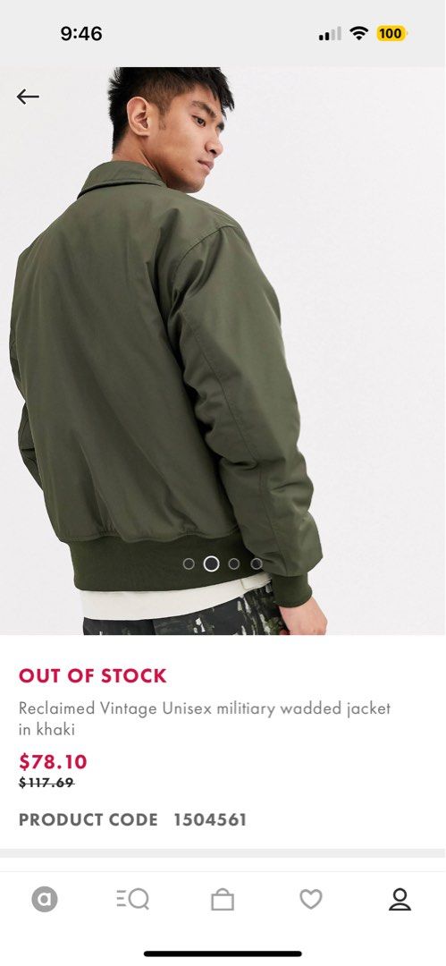 Reclaimed vintage bomber hot sale