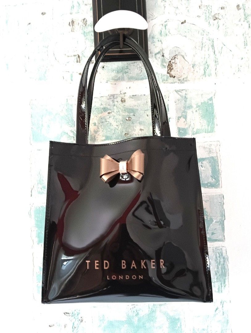 Auth Ted Baker glossy tote