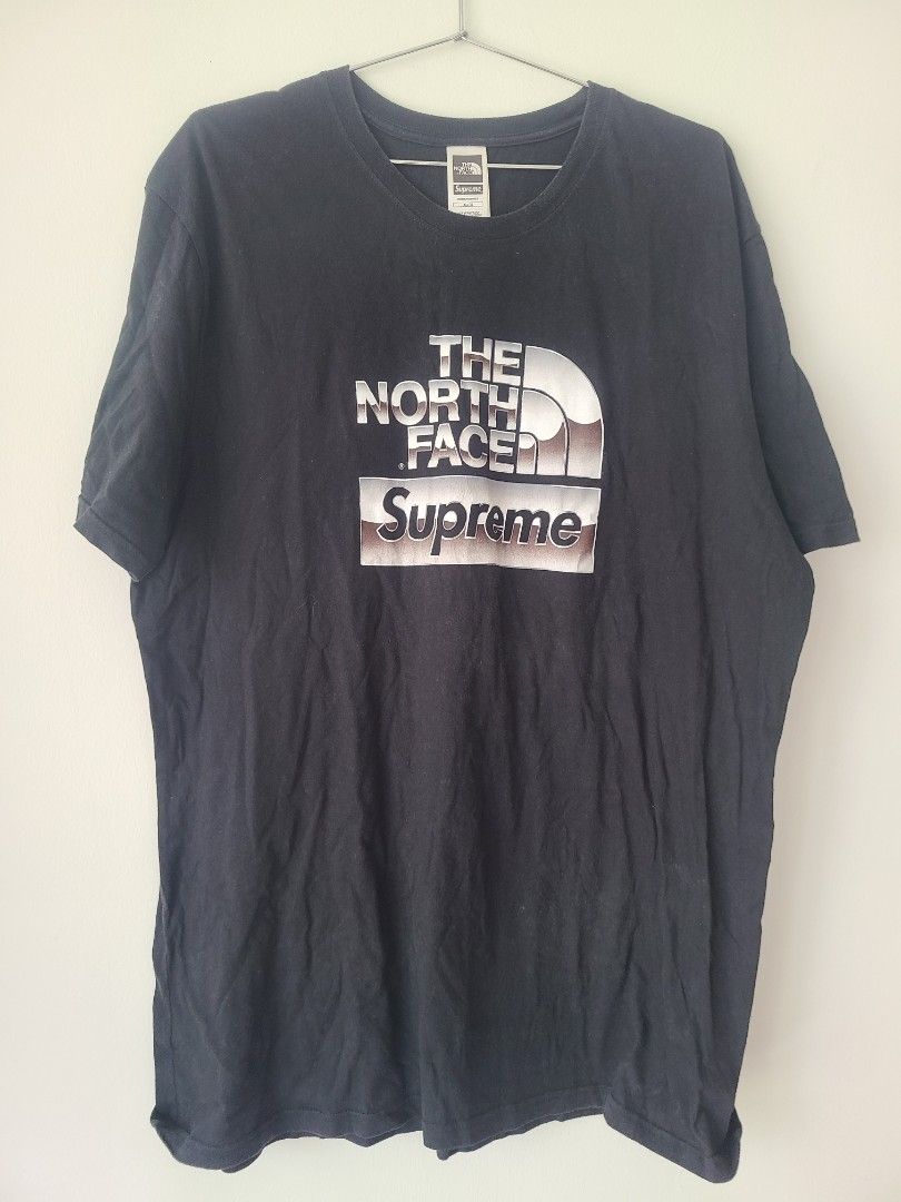 Authentic rare The North Face x Supreme T shirt Men s Fashion Tops Sets Tshirts Polo Shirts on Carousell
