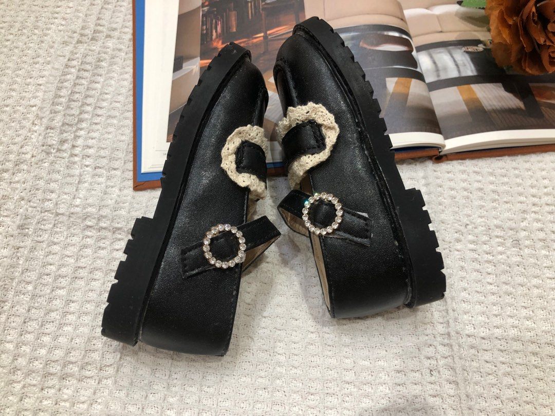 Baby girl black shoes size 3 cheap