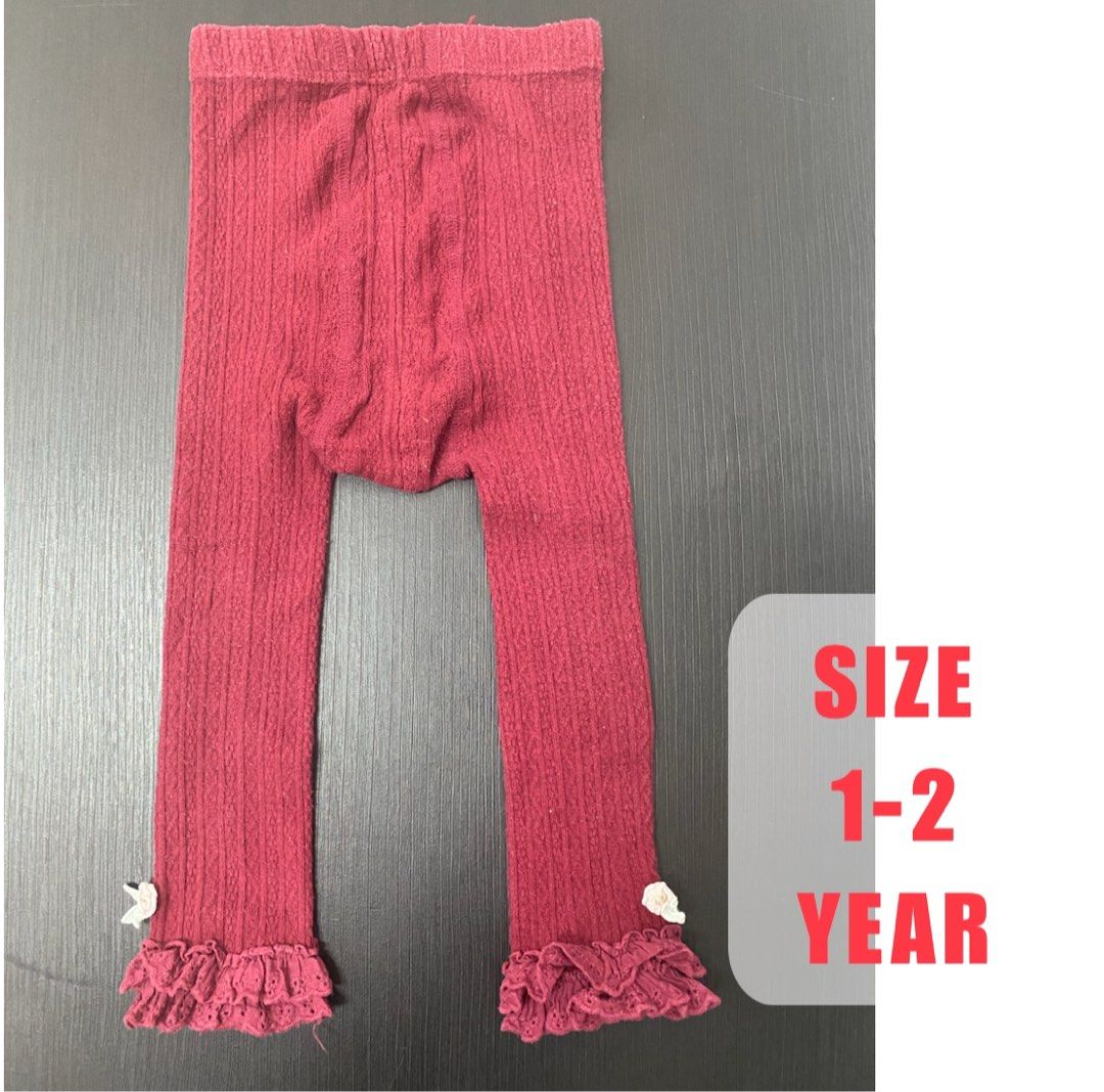 Baby Legging Pants Maroon Color Babies Kids Babies Kids