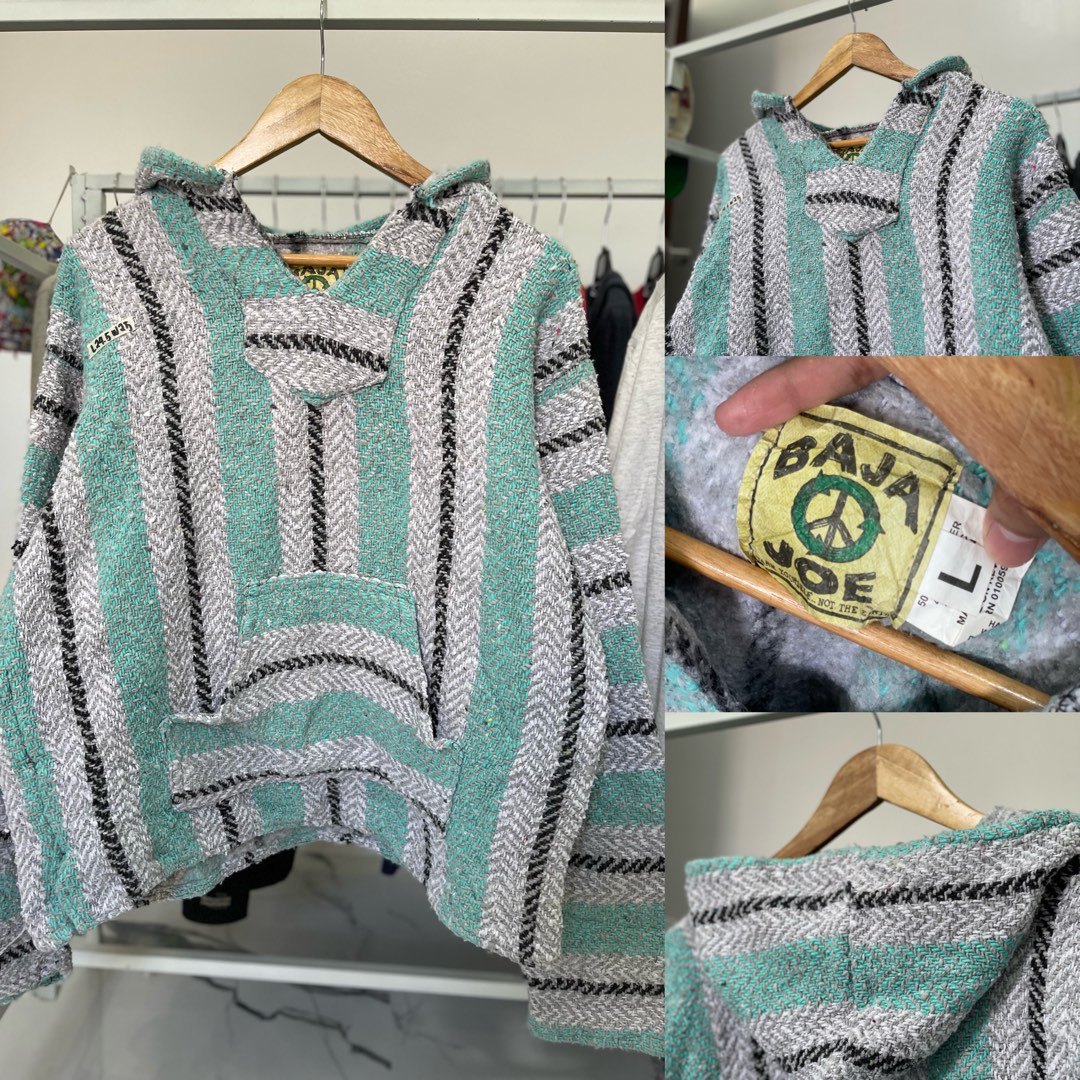 BAJA JOE KNITTED HOODIE, Men's Fashion, Coats, Jackets and Outerwear on