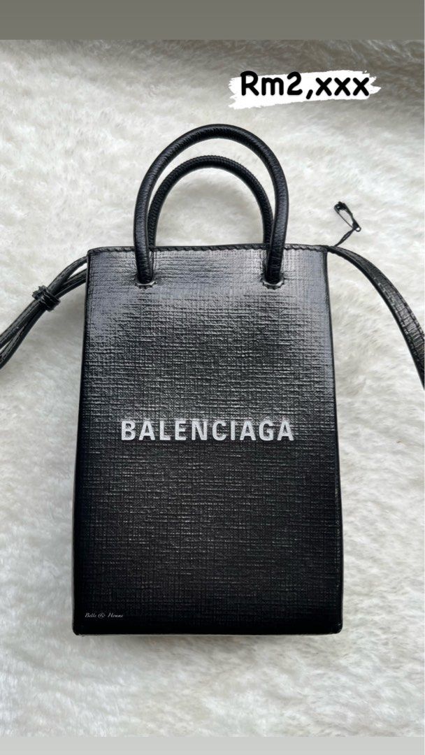 Balenciaga phone holder deals bag sale