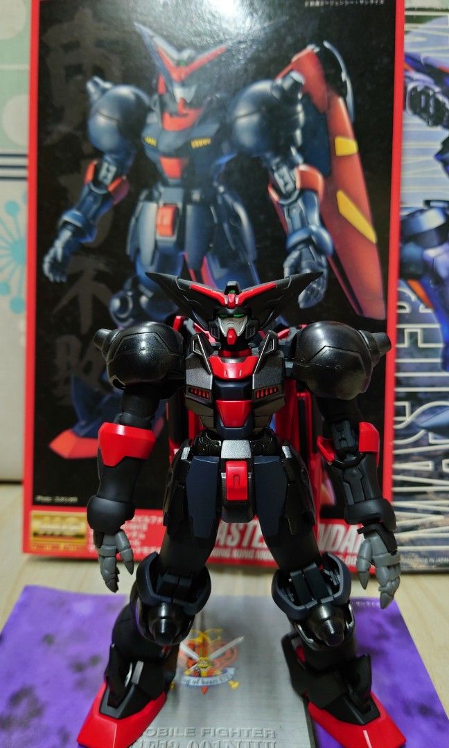 BANDAI MODEL KIT MG GUNDAM GOD /GUNDAM MASTER(complete custom paint ...
